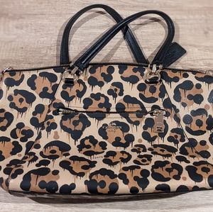 Coach Leopard print purse